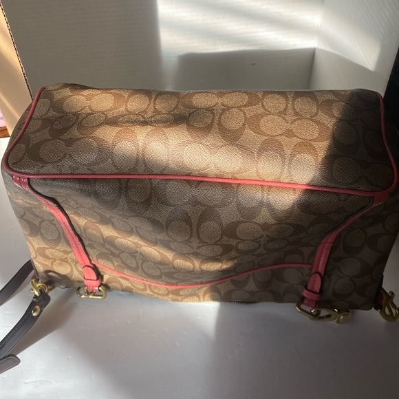 Vintage coach Signature Peyton East West Carryall Bag. - Picture 12 of 14